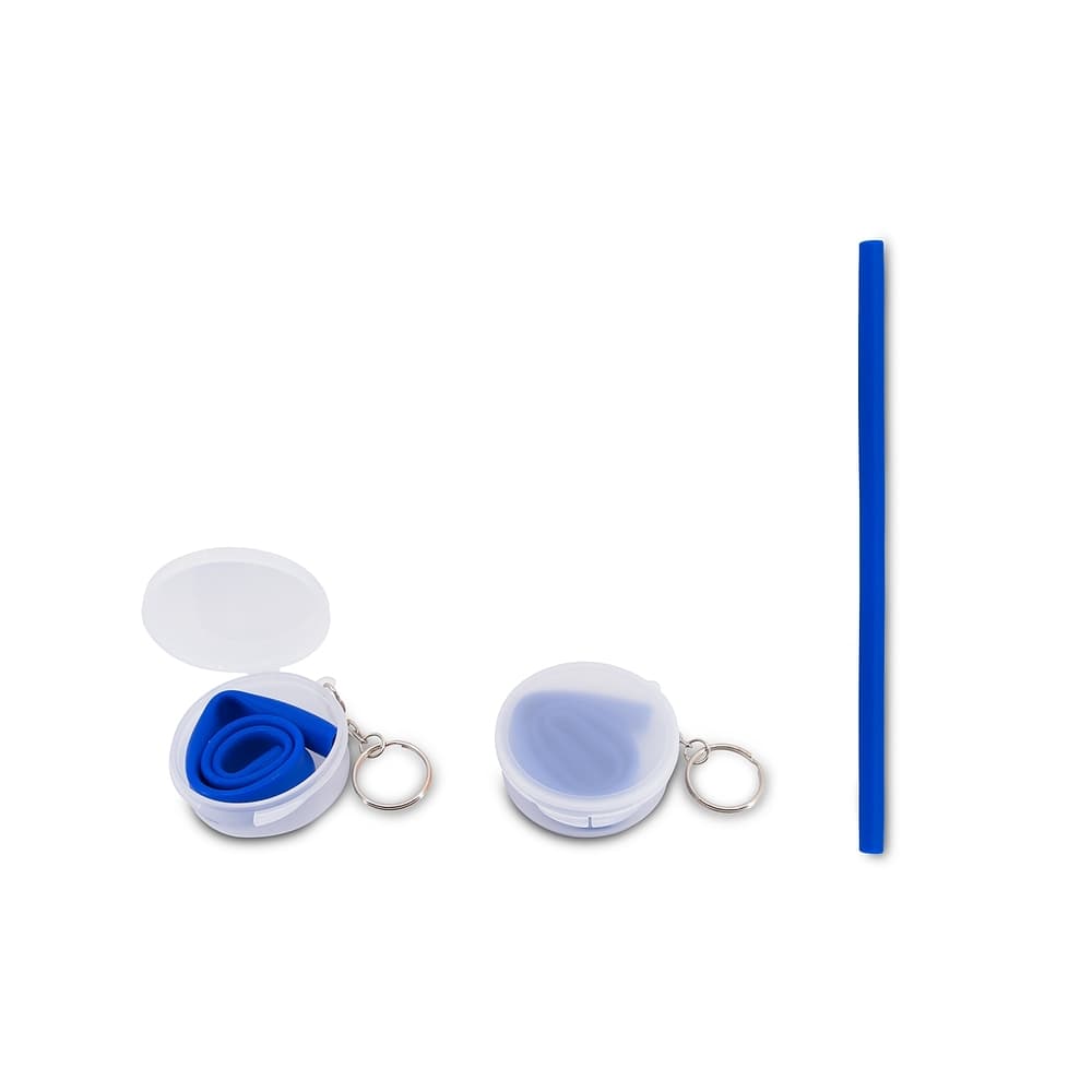 Canudo de Silicone com Estojo 14342 Personalizado