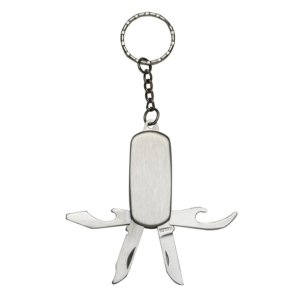 Chaveiro Metal Canivete 4 Funções 10210 Personalizado