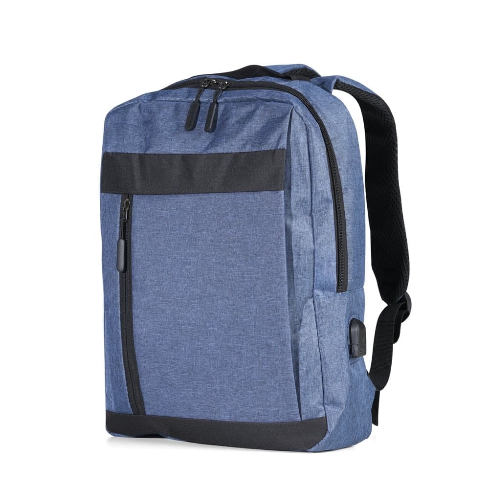 Mochila De Nylon Usb 21L 01325B Personalizada