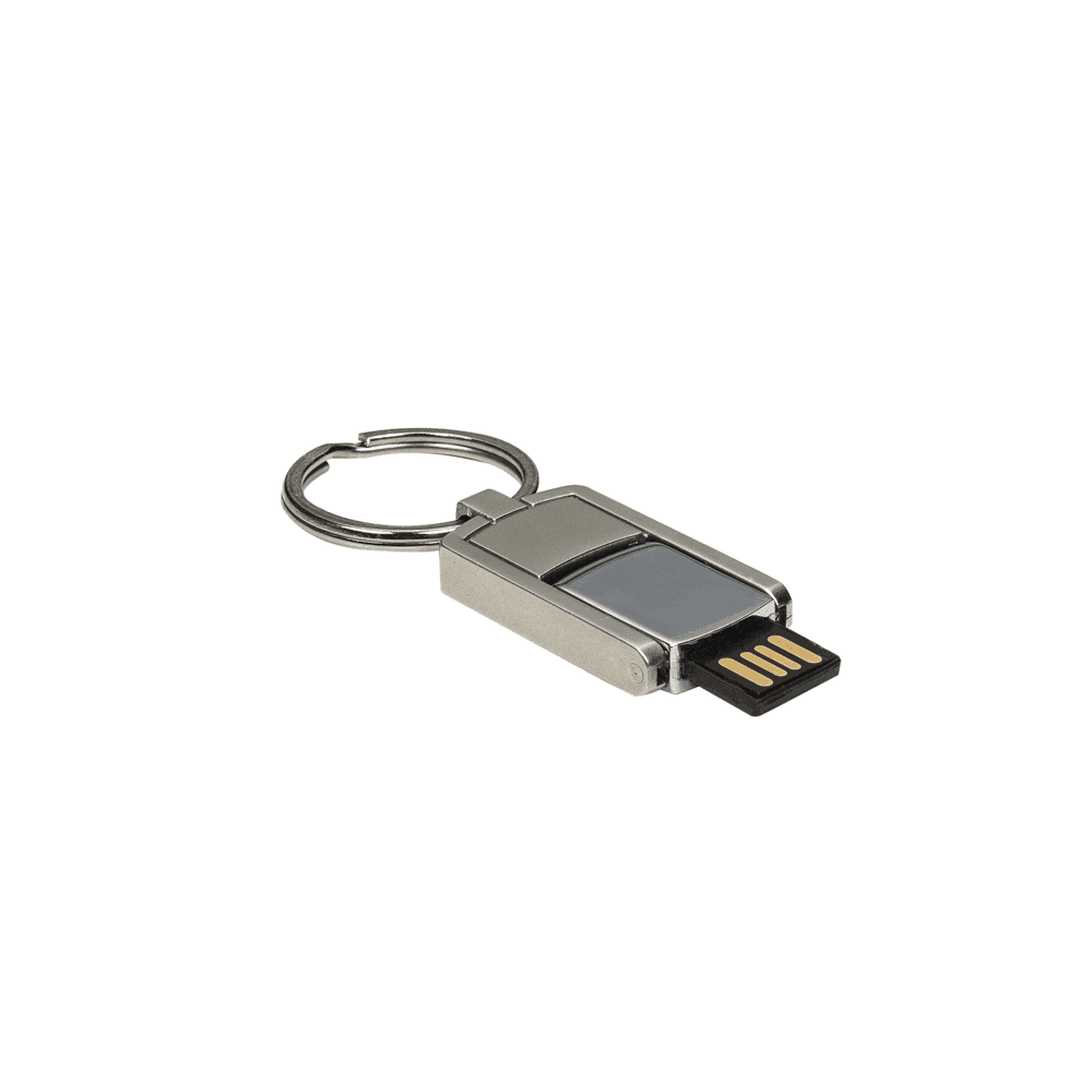 Pen Drive Chaveiro Metal 4Gb Retrátil 036-4GB Personalizado