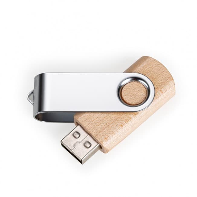Pen Drive Ecológico Giratório 4Gb 018-4GB Personalizado