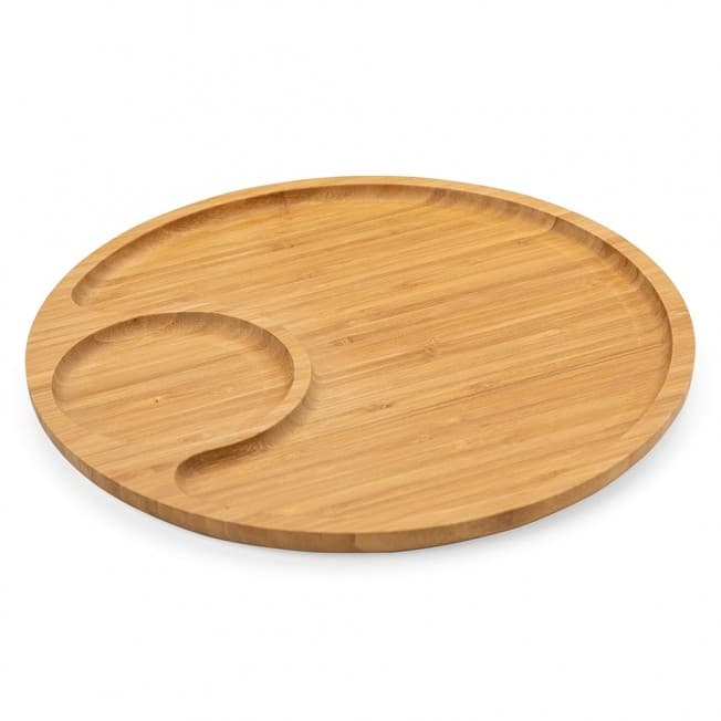 Petisqueira Redonda De Bambu 32 x 32 18619 Personalizado