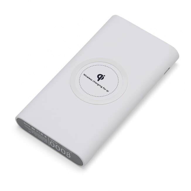 Power Bank 8000mAh com Carregamento Via Indução ou Via Cabo 04050 Personalizado