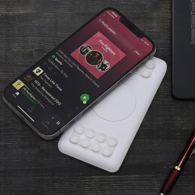 Power Bank 10.000mAh com Carregamento Via Indução ou Via Cabo 04051 Personalizado