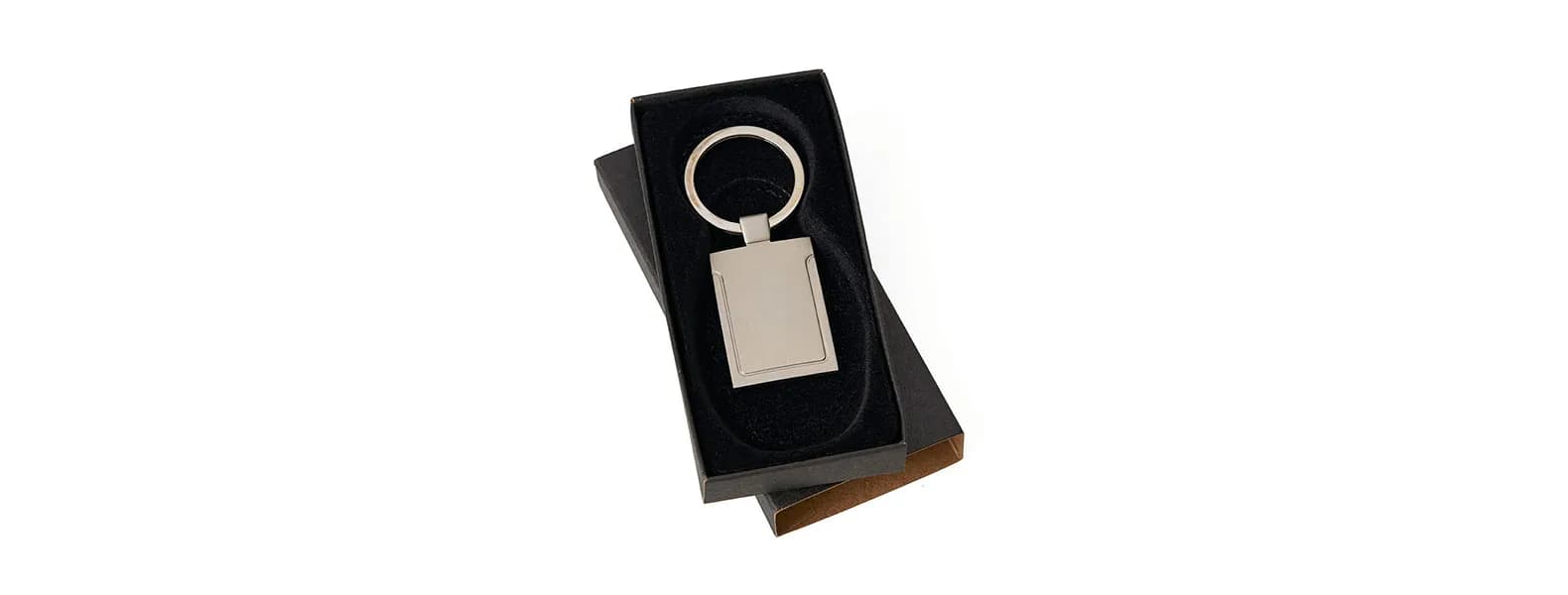 Chaveiro Em Metal Cromado Fosco CH-00060