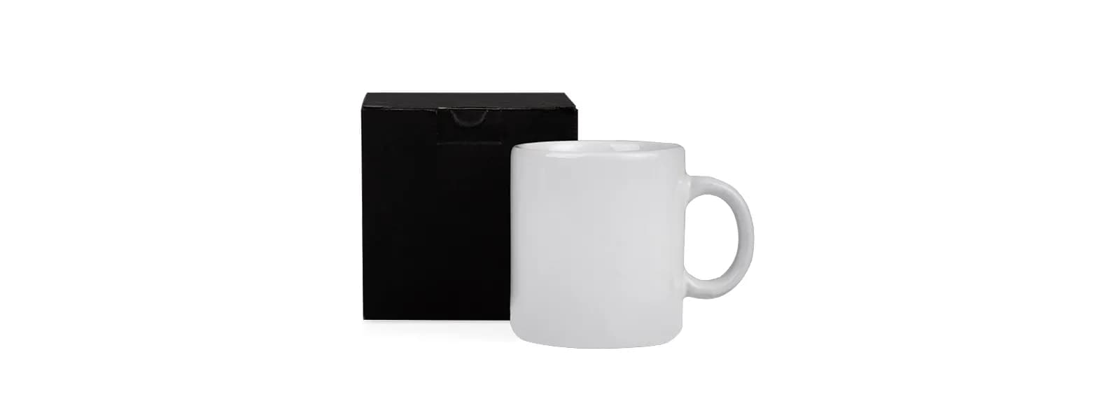 Caneca Em Cerâmica Branca 270 Ml Com Caixa CO-41270