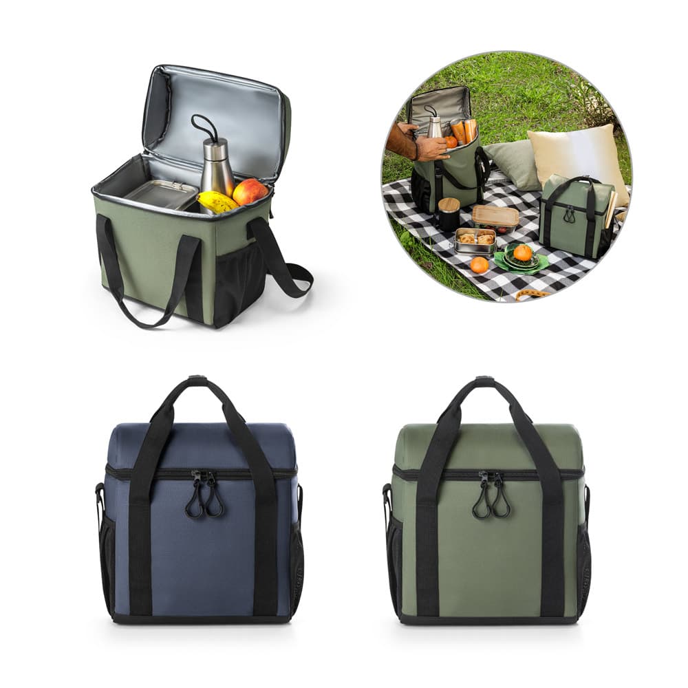 ROMA M. Bolsa Térmica Almofadada 600D Ripstop Em Poliéster Reciclado (100% Rpet) 92184