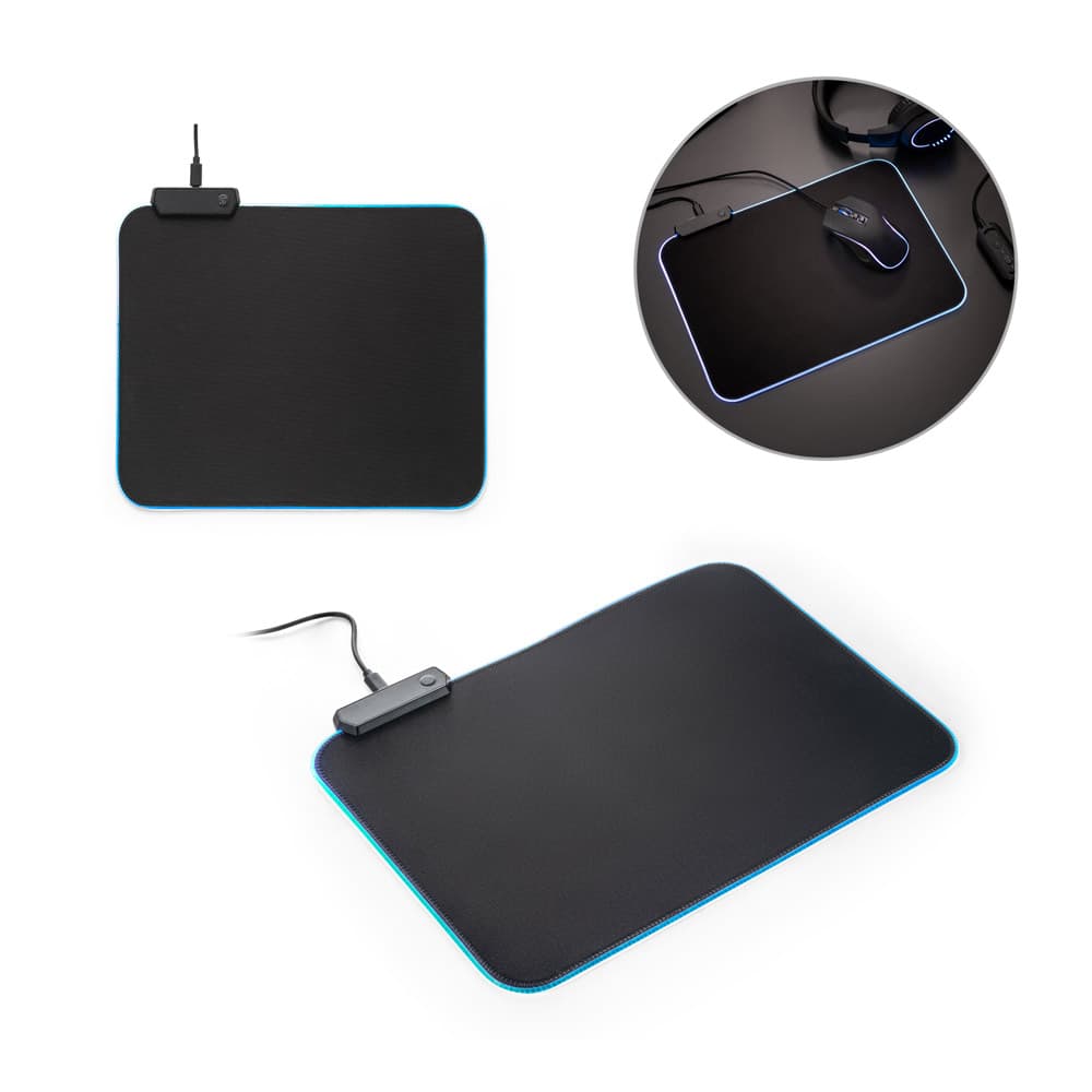 THORNE MOUSEPAD RGB. Tapete Para Jogos Em Poliéster Com Base Antiderrapante Em Borracha 97134
