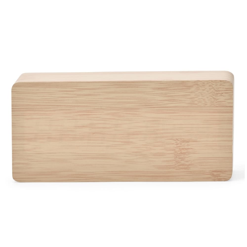 Relógio Despertador De Madeira Com Painel Led 18563B
