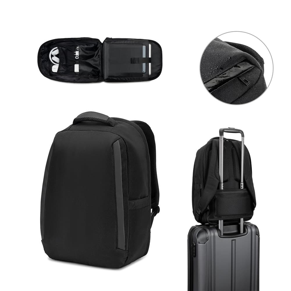 YANGON BPACK. Mochila Antirroubo, Em Poliéster Reciclado 600D Twill, Resistente À Água, E Bolso Para Notebook 17'3" 20 L 92393