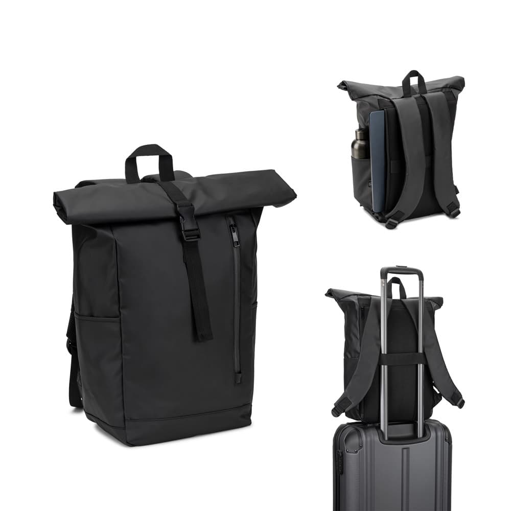 OSASCO BPACK. Mochila Roll Top Poliéster Reciclado 600D Revestimento Resistente Á Água 20 L 92571