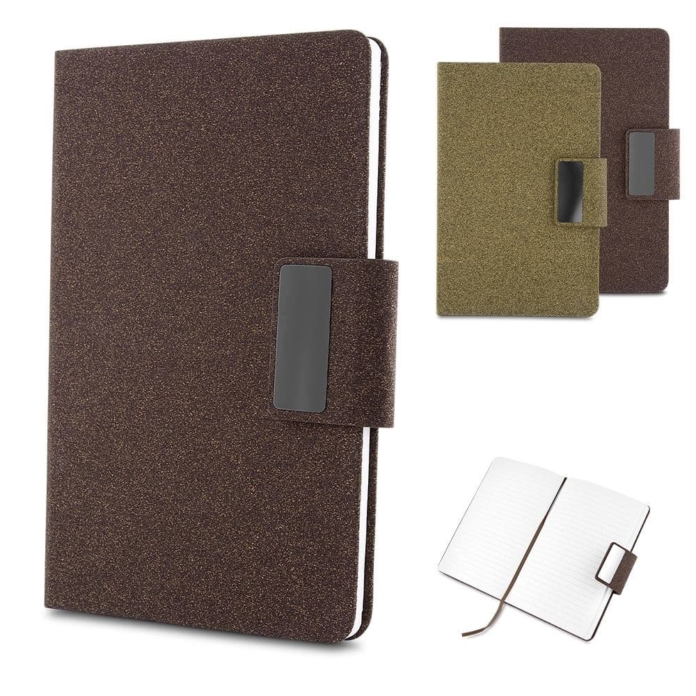 Caderneta em Pu e Fibra de Café 15357