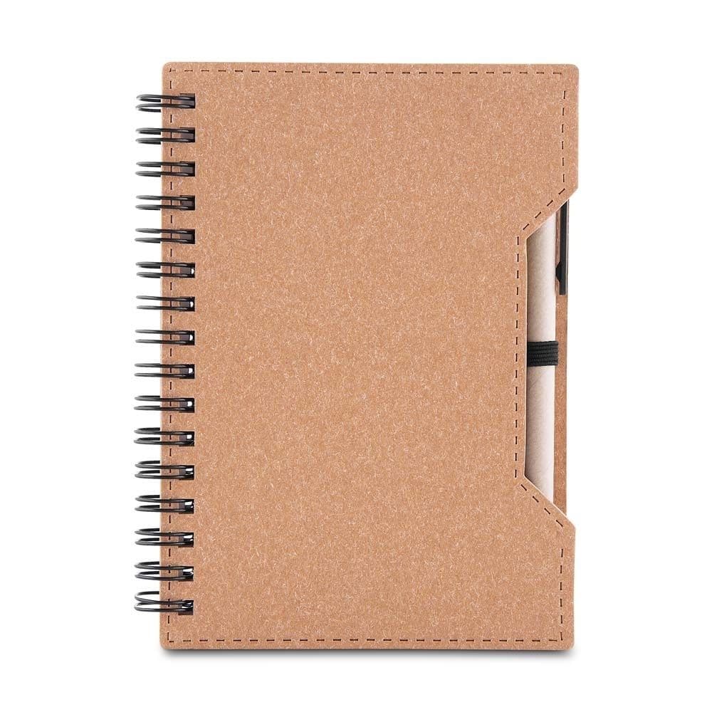Caderno Capa em Papelão Reciclado com Caneta 15364