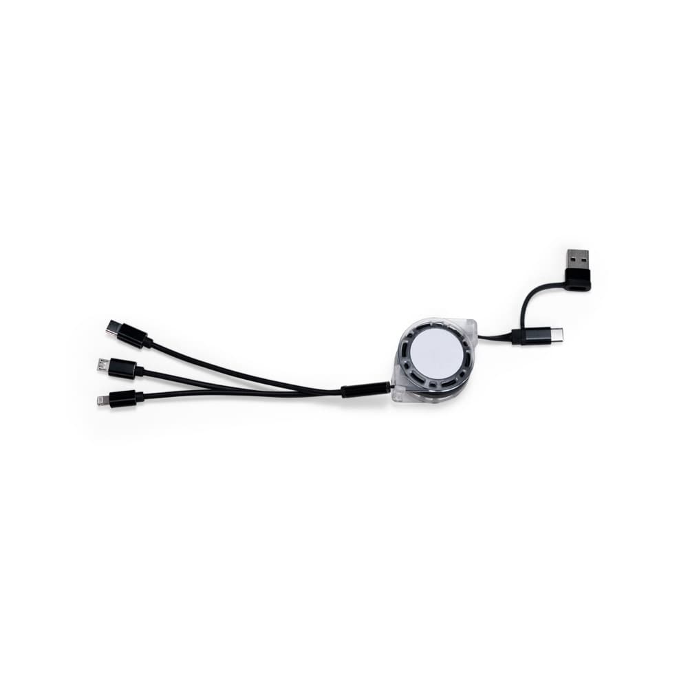 Cabo Usb Retrátil 3 Em 1 09287