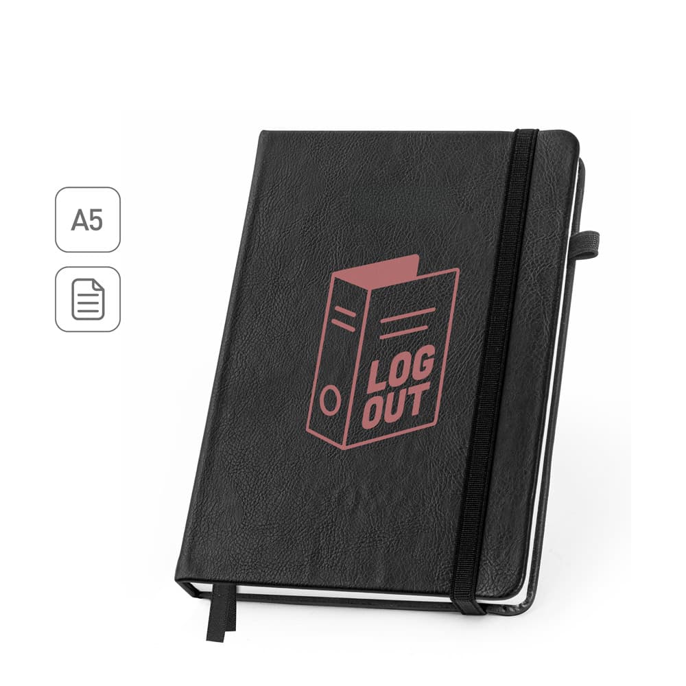 Heaney. Caderno Em Pu À Base De Água Com Agenda Integrada E Página Pautadas 93669