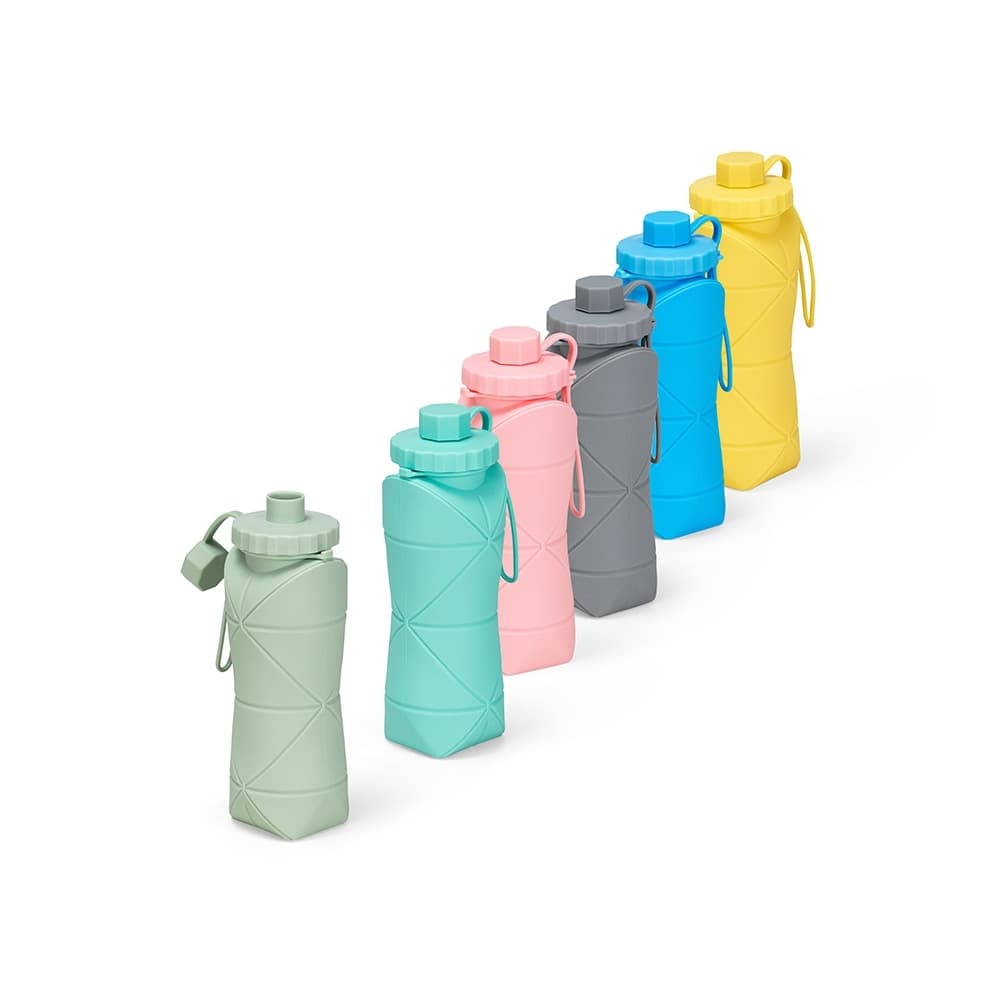 Garrafa Dobrável Silicone 600Ml 19170